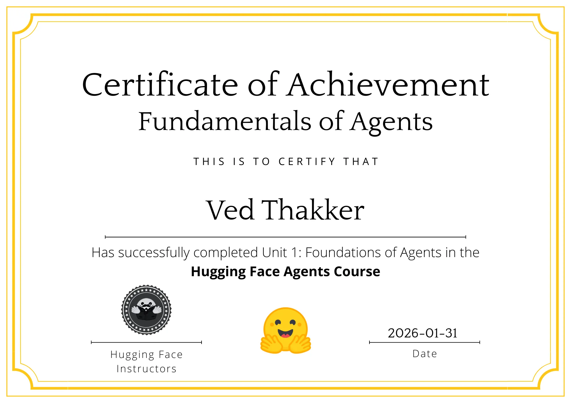 Fundamentals of Agents
