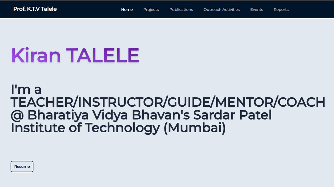 Dr. Kiran Portfolio Dashboard